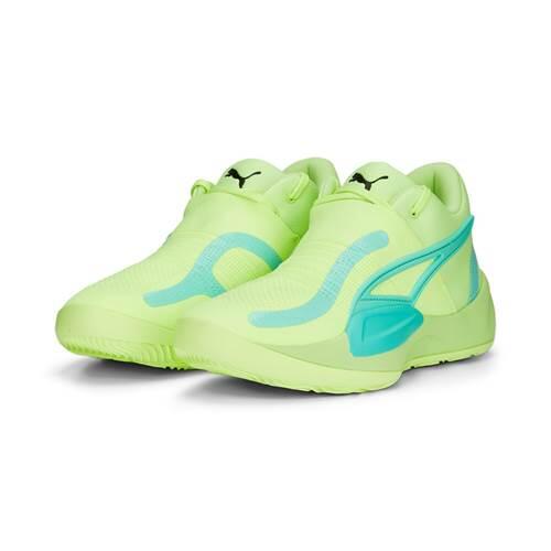 Basketballschuhe für Erwachsene Puma Rise grün 3/7