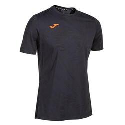 Maillot Manches Courtes Padel Homme Joma Challenge Noir