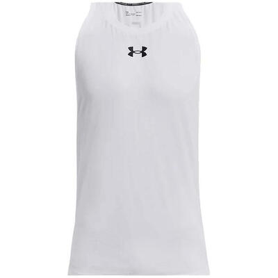 Ua zone sporttop voor heren under armour wit en zwart