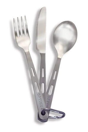 Ensemble de couverts 3 pièces Optimus Titanium