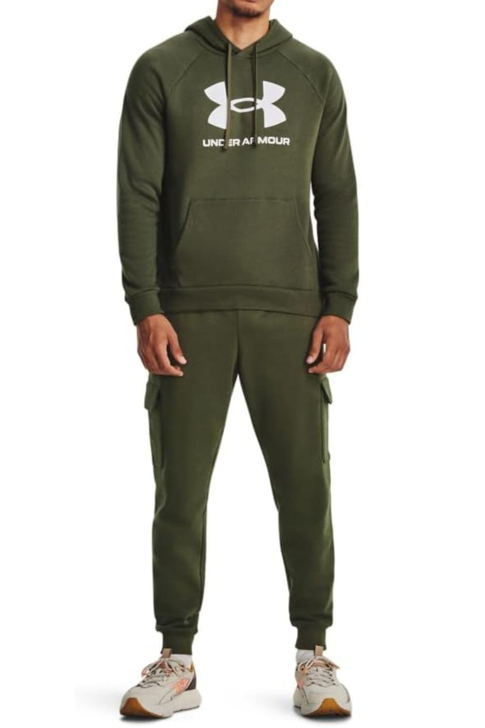 Sweat à capuche Under Armour Fleece Logo pour hommes 3/6