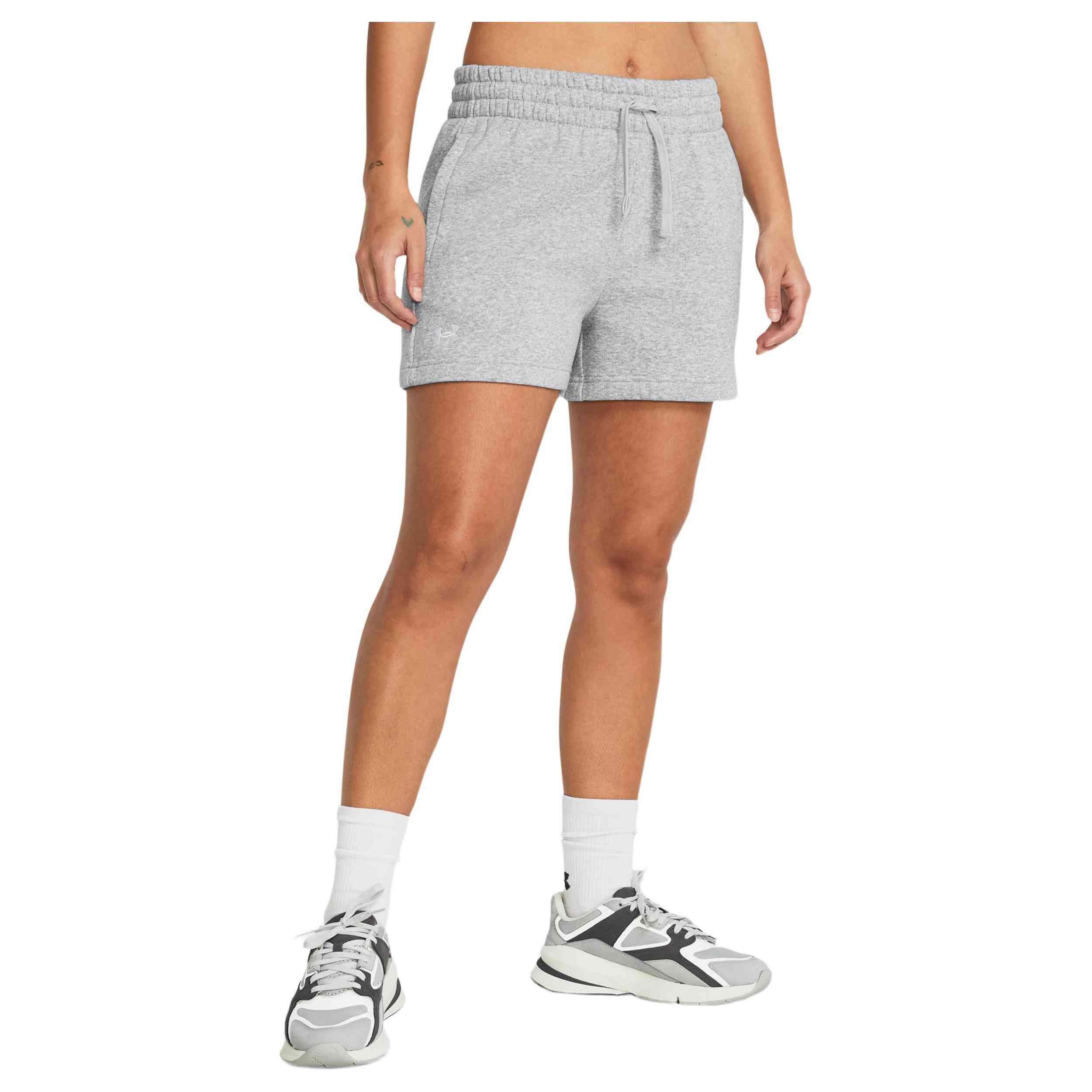 Pantalon corto Under armour Rival Fleece para mujer 2/7