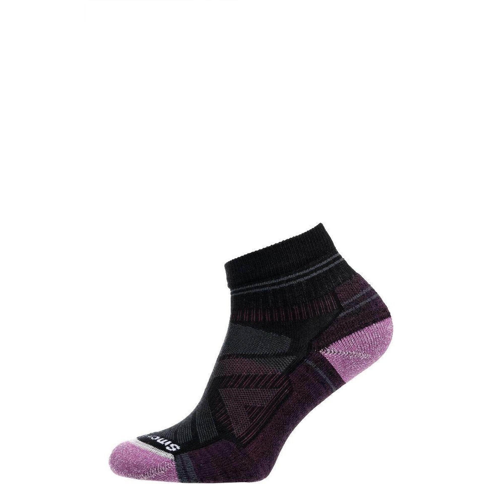 Smartwool - Chaussettes De Randonnée Smartwool Hike Light Cushion Ankle - Chaussettes - Noir|rouge|violet - 38/41 - Decathlon