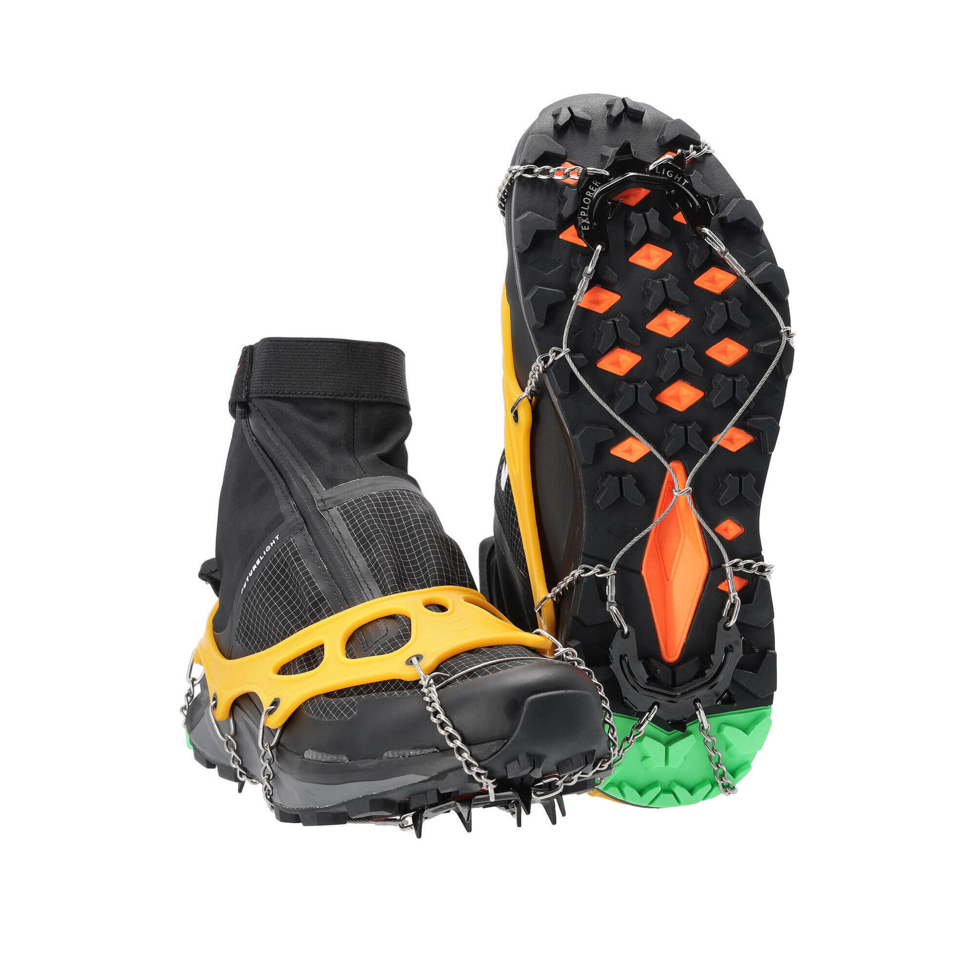 Grivel - Crampons Antidérapants Grivel Explorer Light 41-45 Légers, Pointes Multidir. - Crampons Alpinisme - Jaune - 39/42 - Decathlon