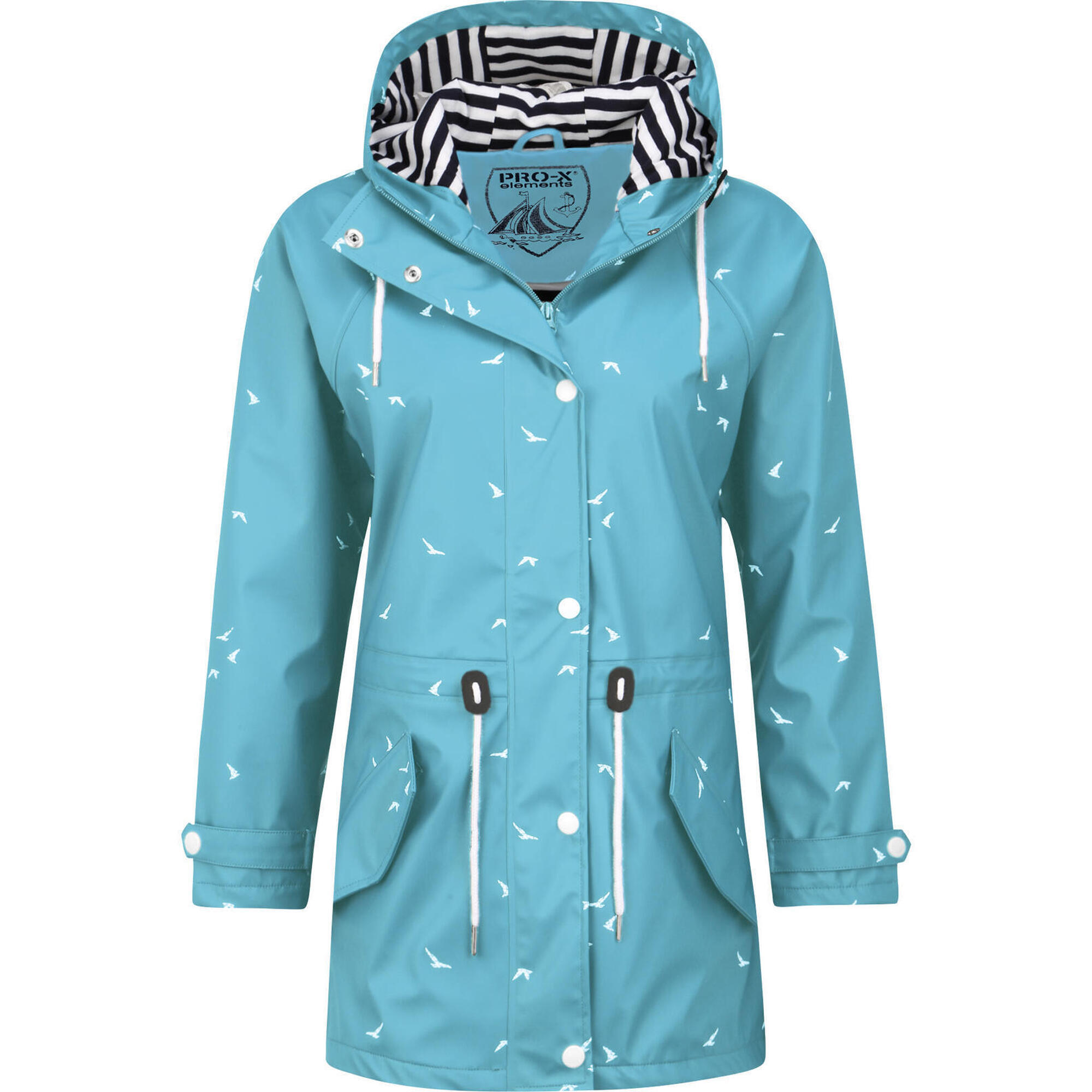 Pro-x Elements - Veste De Pluie Femme Marly Bleu Azur - Coupe-pluie - Bleu - 46 L/xl - Decathlon