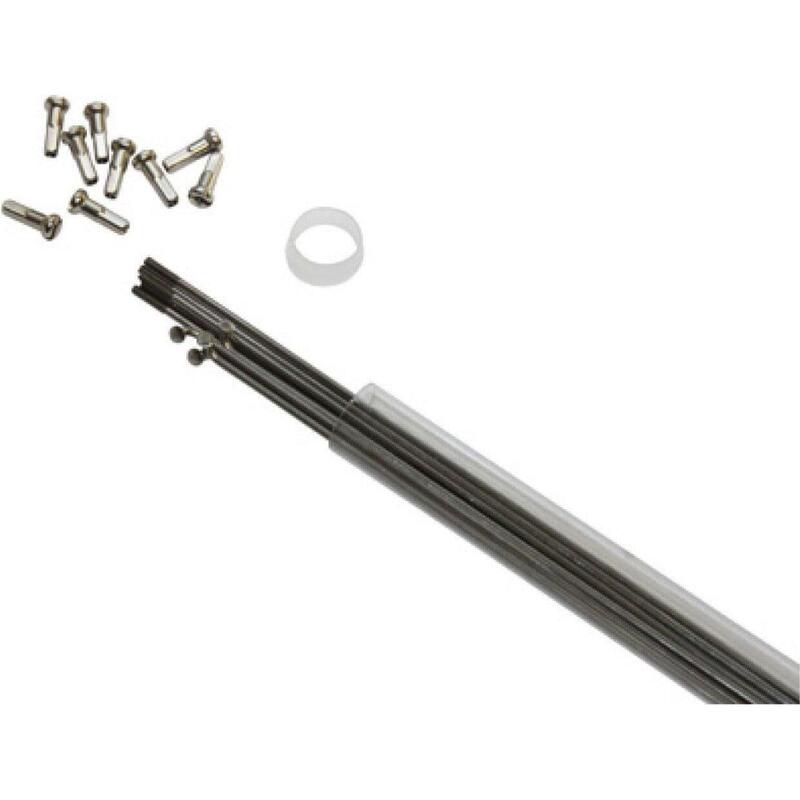 Tube de 10 rayons inox tête coudée avec écrou P2R 296 mm