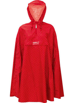 Poncho de pluie femme ALENA rouge