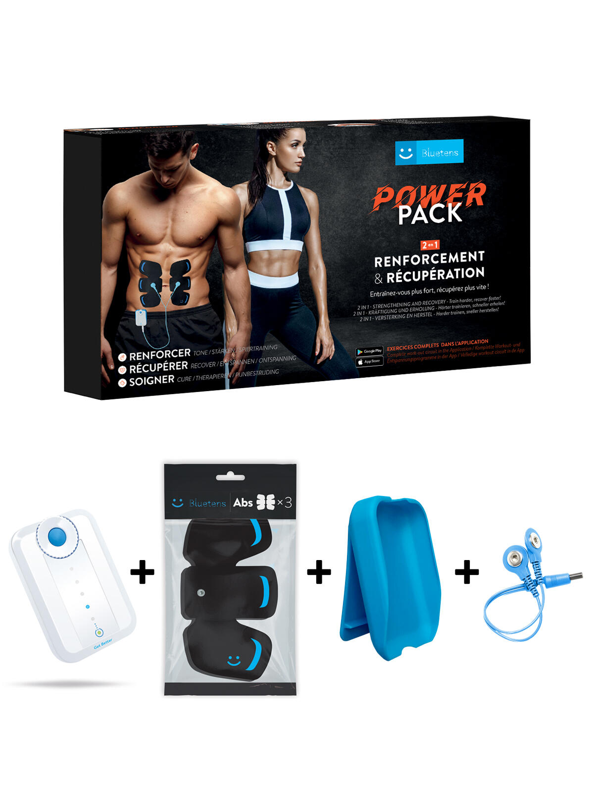 Bluetens Classic incluindo kit de ABS para músculos abdominais 2/5
