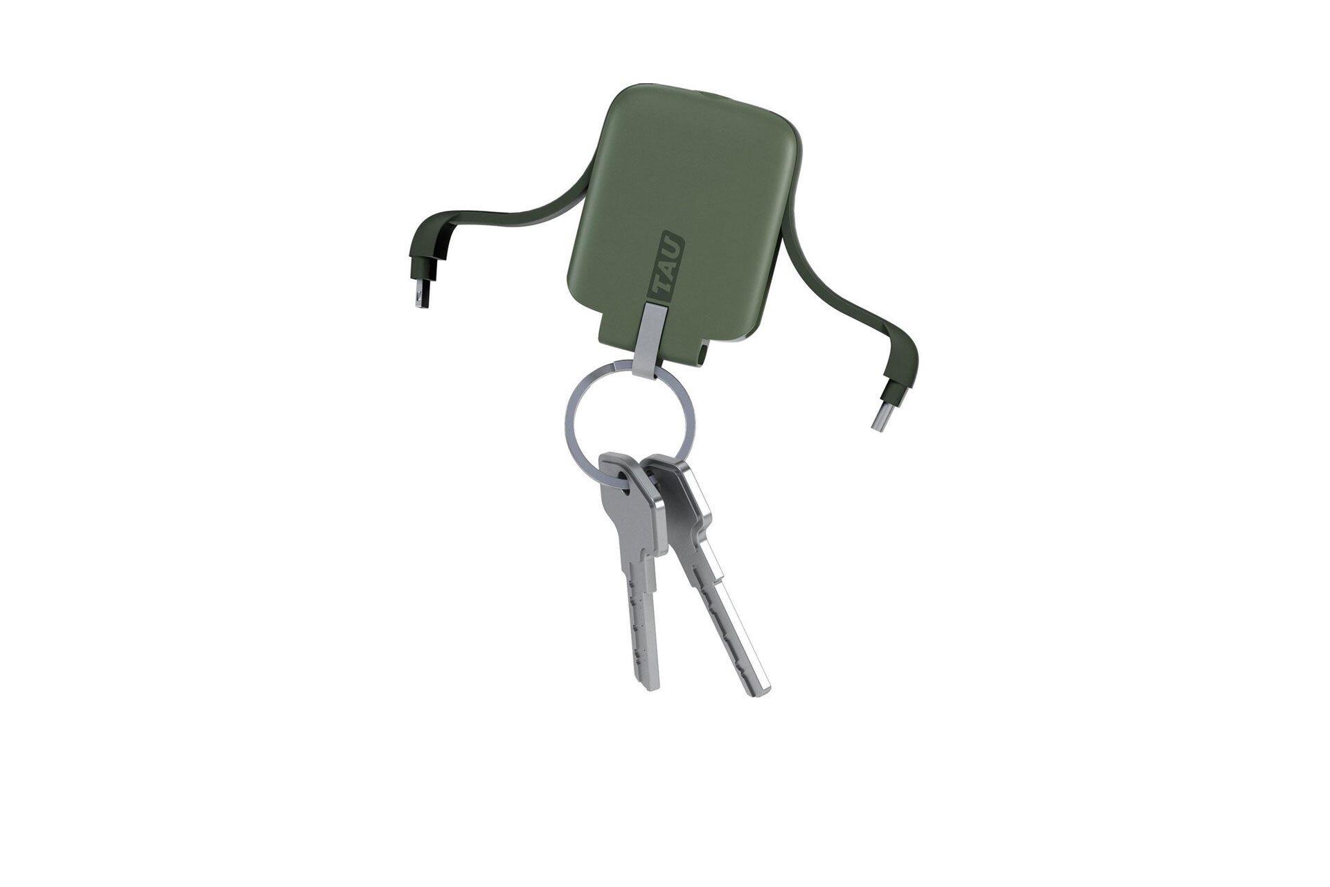 Porta-chaves TAU mini (1400 mAh) com cabo integrado - Porta-chaves 3 em 1 - 2/7
