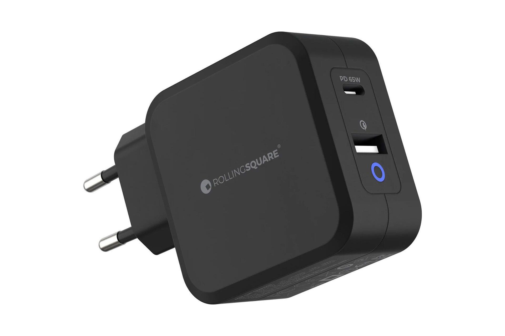 Caricatore  GaN 65w - Porta USB e USB-C - Ricarica veloce 5/7