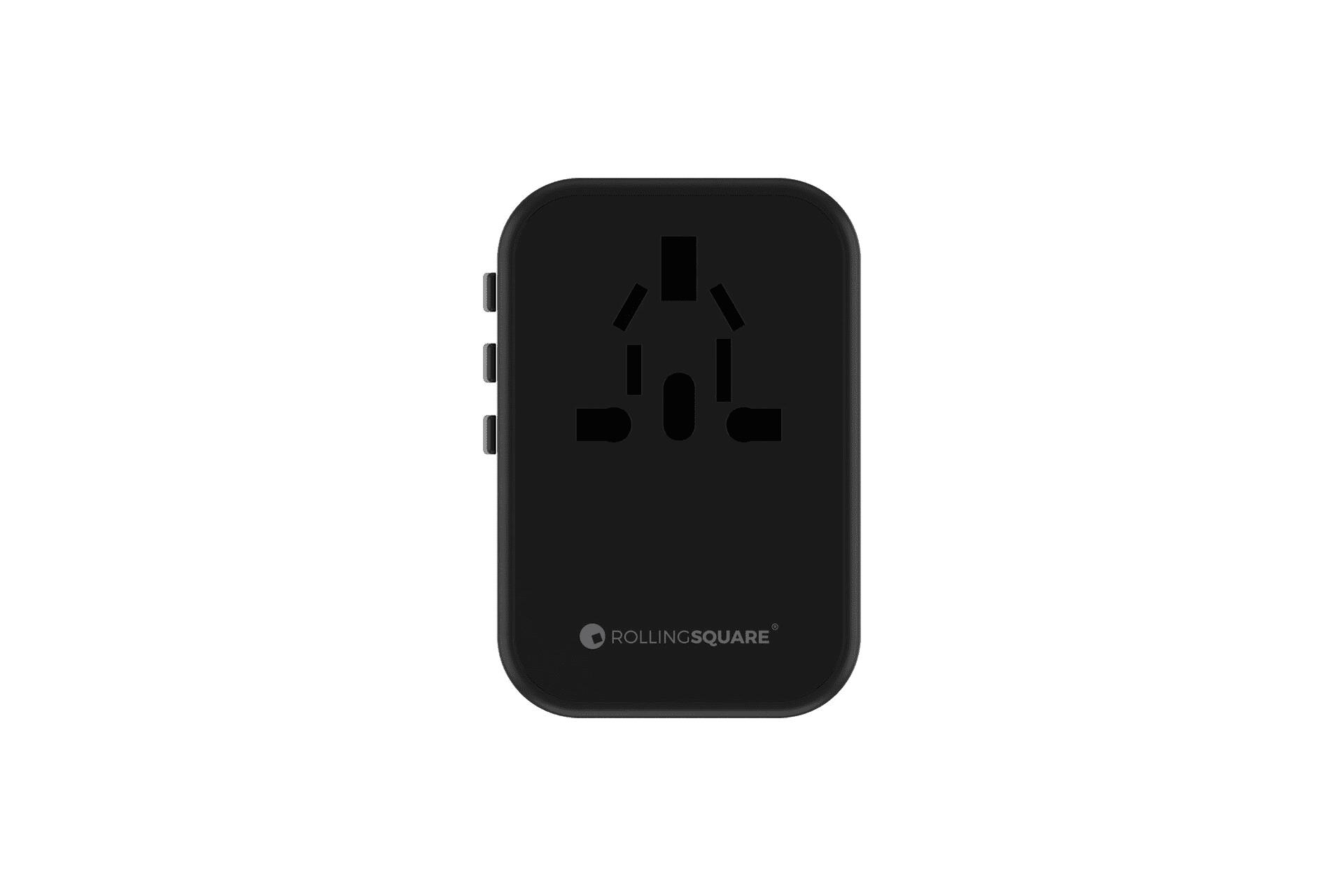 World Plug Travel Adapter l Universal Travel Plug Quick Charger 35.5W - 3 USB 2/5