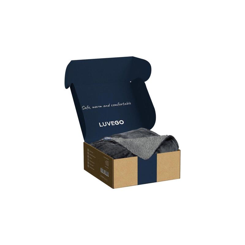 Couverture chauffante électrique XL avec polaire/Sherpa | Couverture