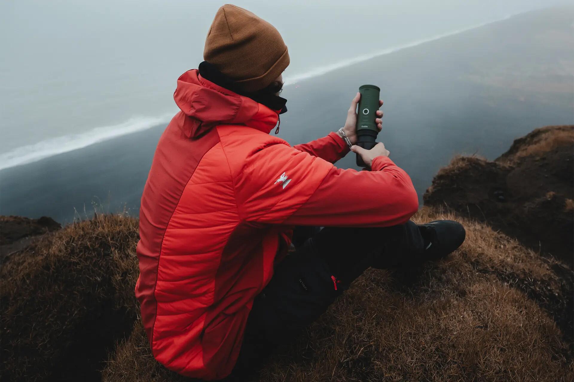 Giacca Softshell U-Power SPACE Con Cappuccio Staccabile - Impermeabile, Antivento | Uomo, Taglia M