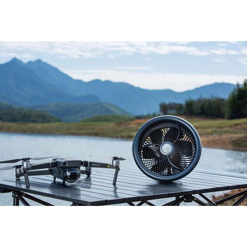 ventilator portabil 4-in-1 MAX COOLER - Lanternă - Repelent pentru insecte -