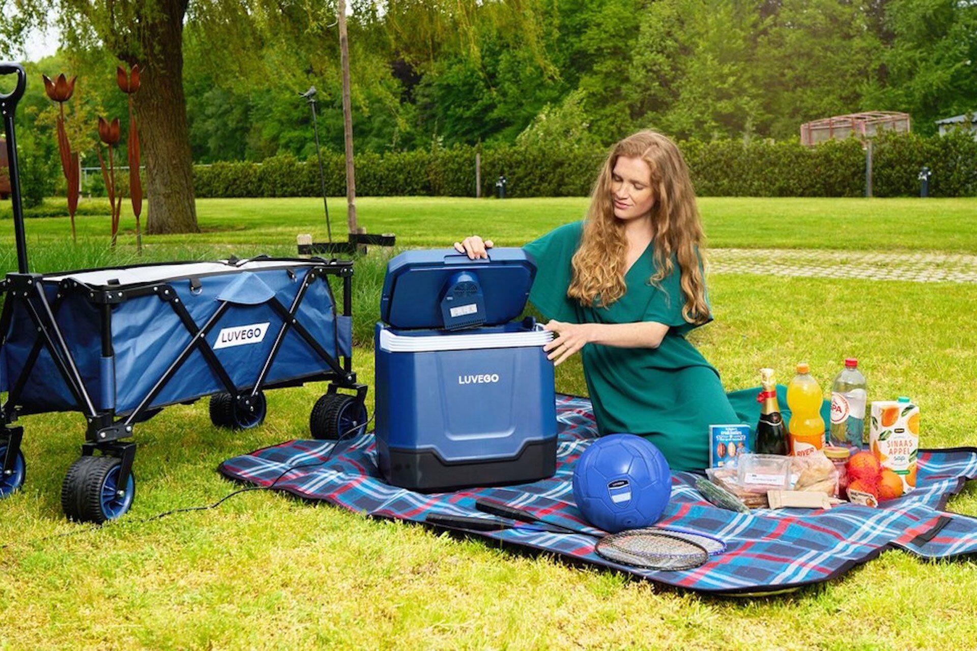 Elektrische Koelbox 32L - Frigobox 12v 230 volt - Koelbox Elektrisch met 6/7