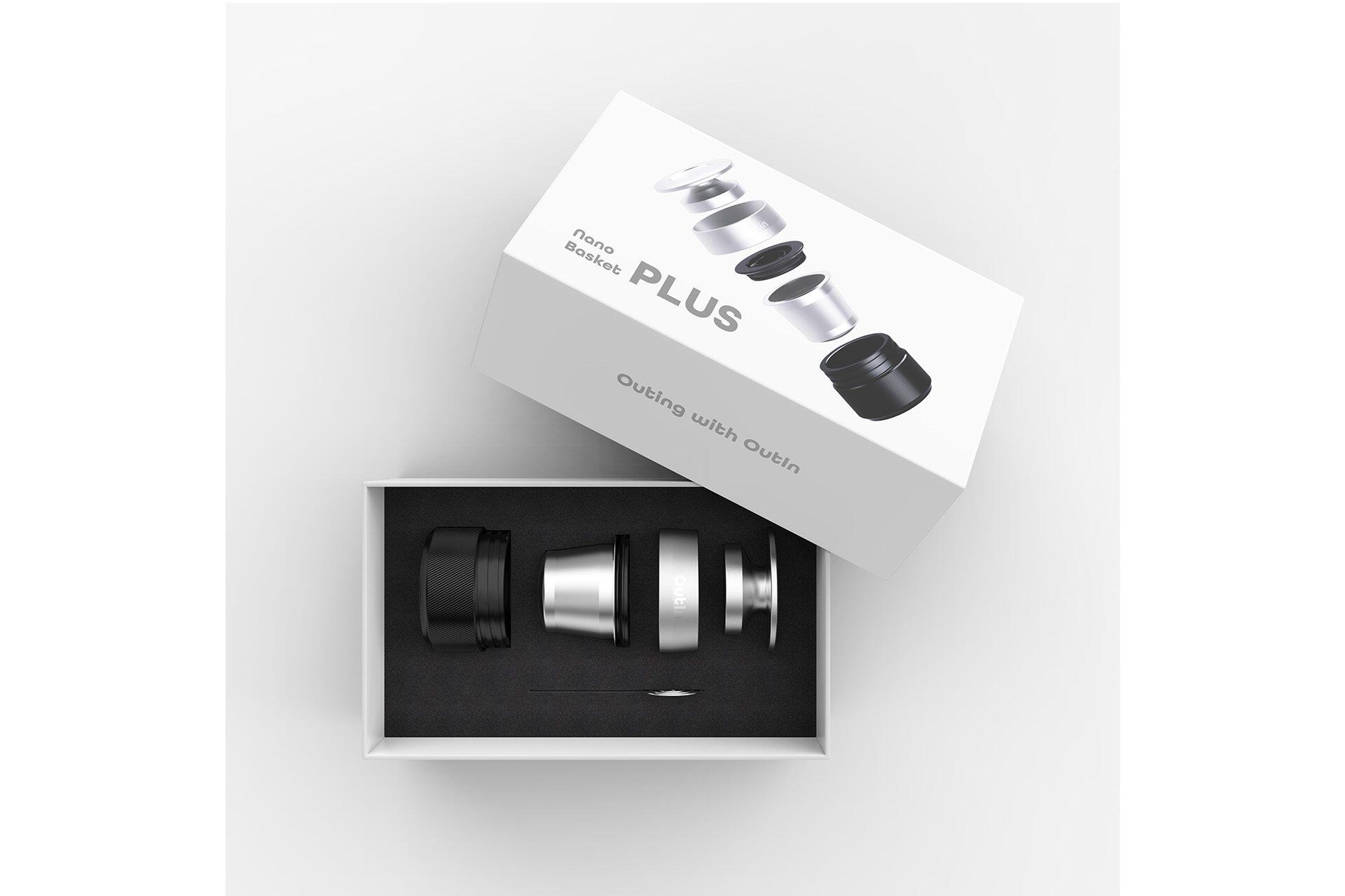 Nano Basket Plus - Tabuleiro de filtro duplo para café expresso 4/9