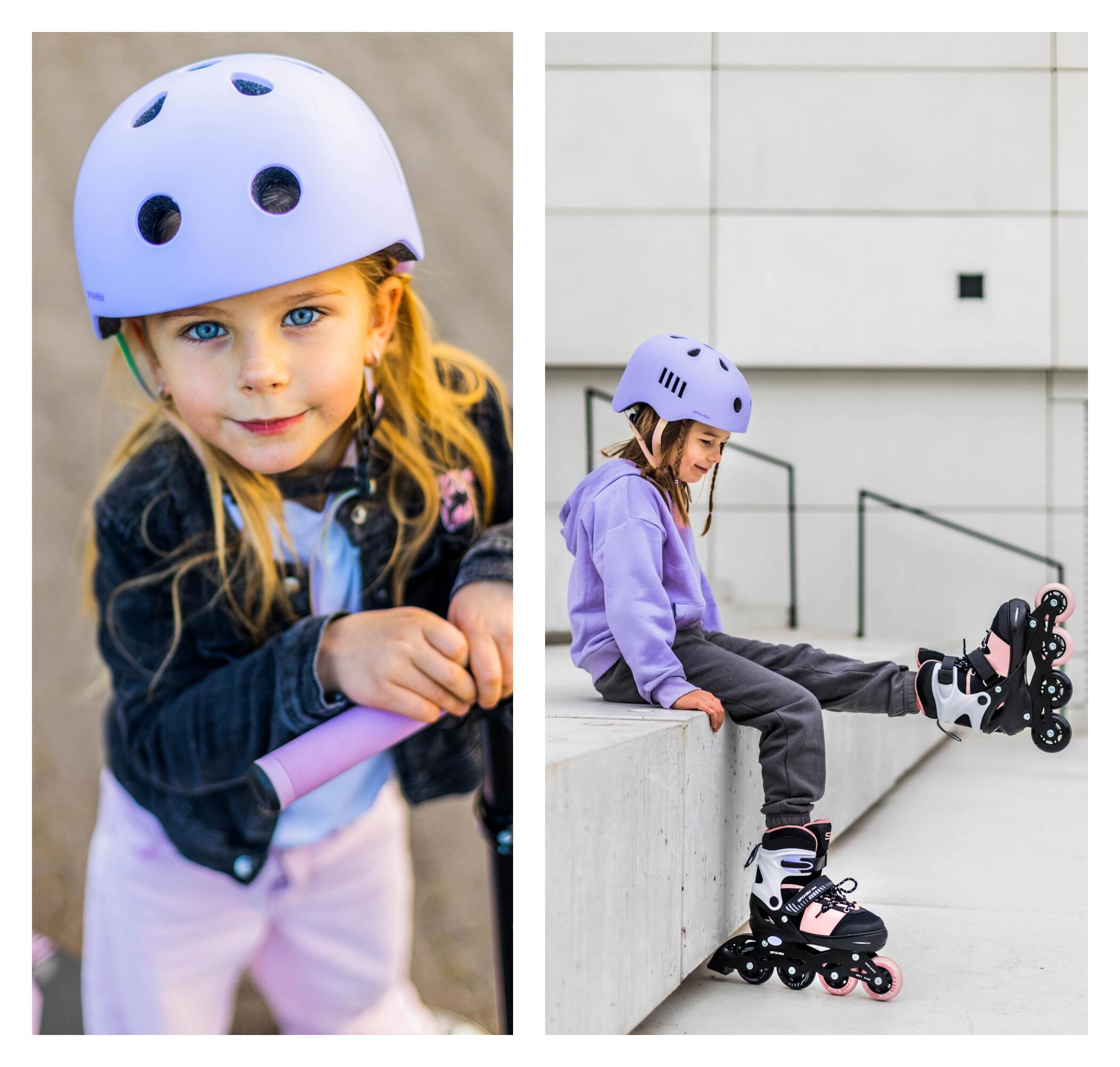 Casco Spokey Pumptrack 48-52 cm morado 2/7