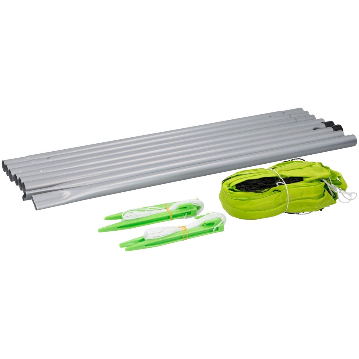 Enero - Dunlop Sportnet 609*220cm, Poteaux Inclus - Filet De Volley-ball - Blanc|vert - Taille Unique - Decathlon