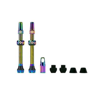 Muc off-tubeless valve kit v2 (paar) 60mm iridescent
