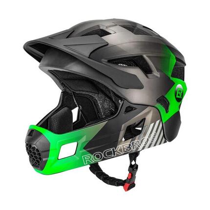 ROCKBROS Casque BMX d'enfant, Casques Intégral Vélo VTT, S/M(48-58cm)