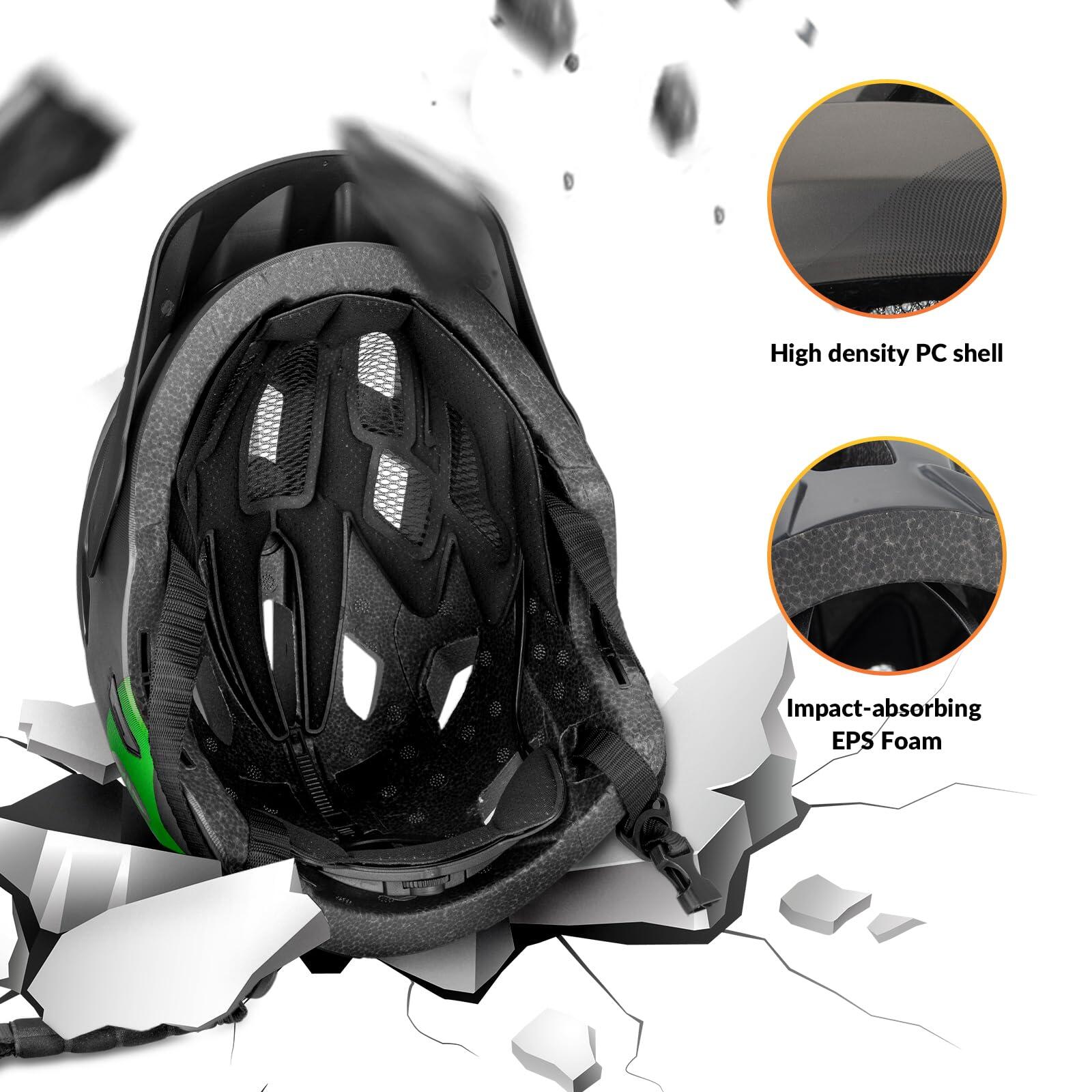 ROCKBROS Kids BMX-helm, integraalhelm voor mountainbikes, maat S/M (48-58 cm) 4/6