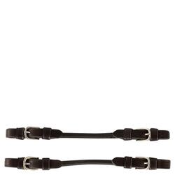 Paire de sangles de pelham pour cheval en cuir BR Equitation Norwich