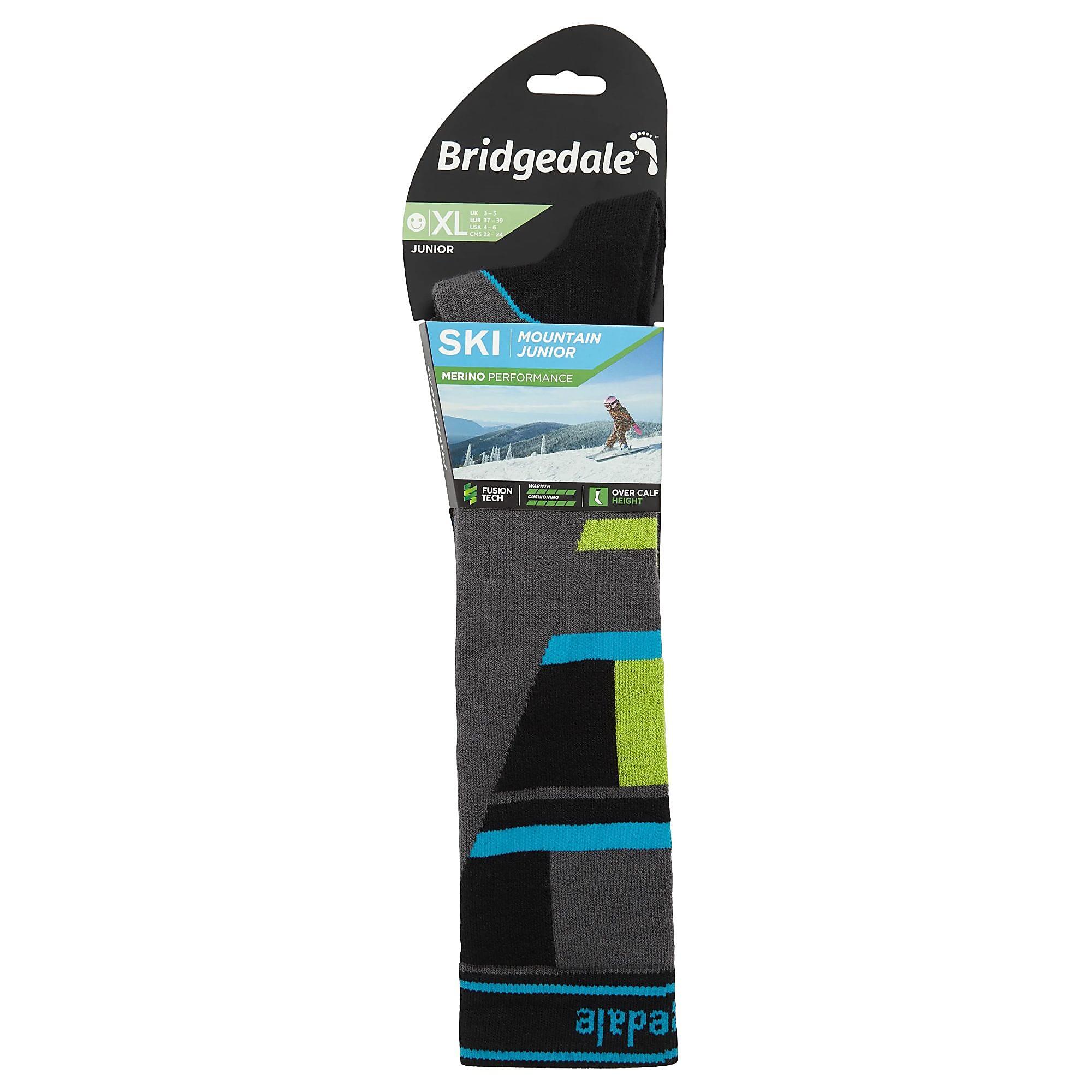Chaussettes de ski junior Racer en mérinos sur mollet pour enfants 2/6