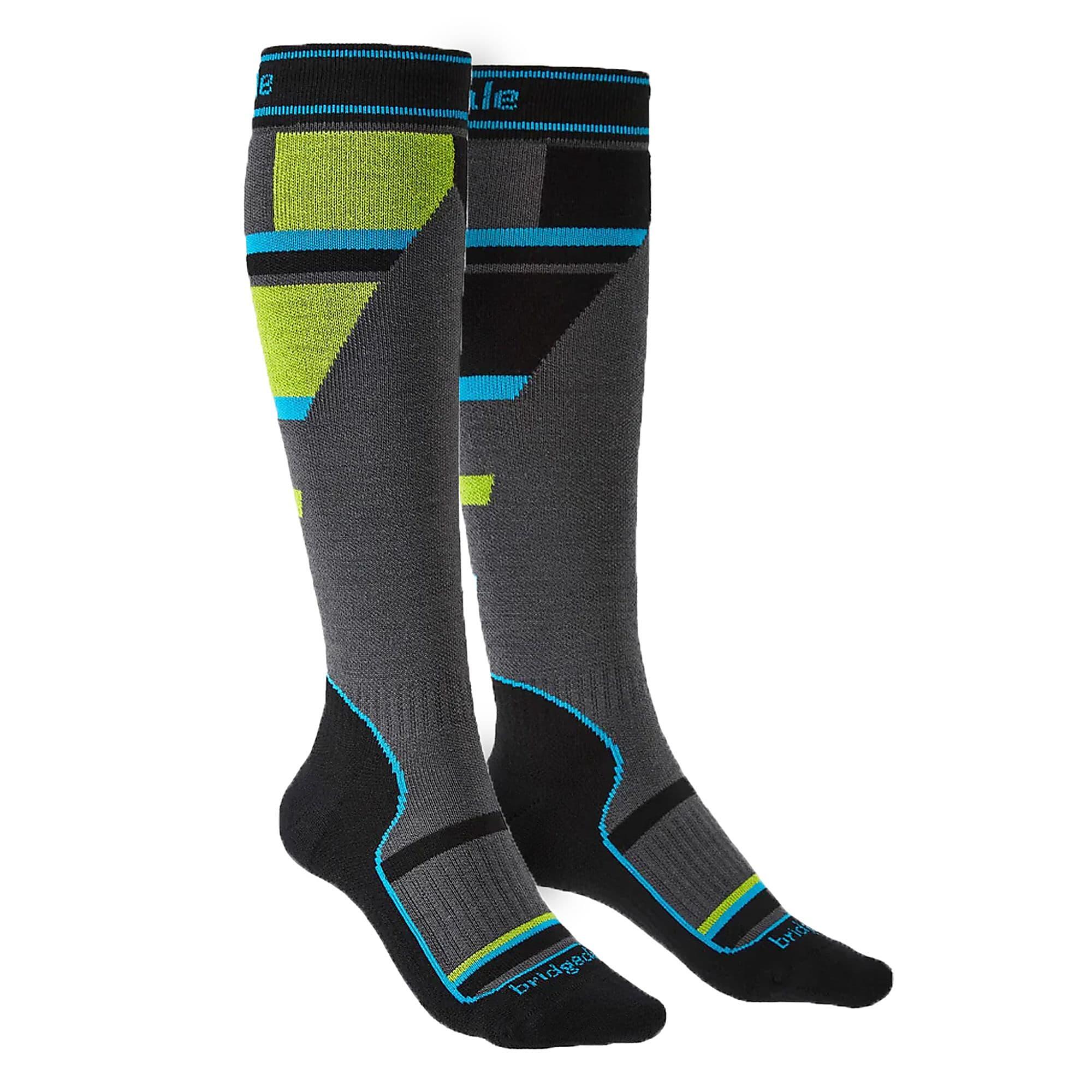 BRIDGEDALE Ski Mountain Junior Racer Over Calf Merino Performance Socks