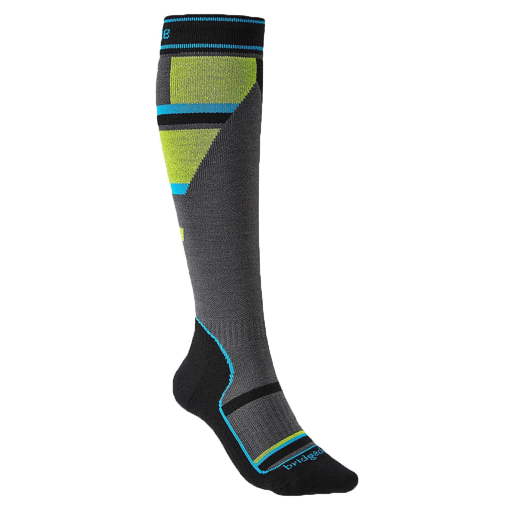 Chaussettes de ski junior Racer en mérinos sur mollet pour enfants 3/6