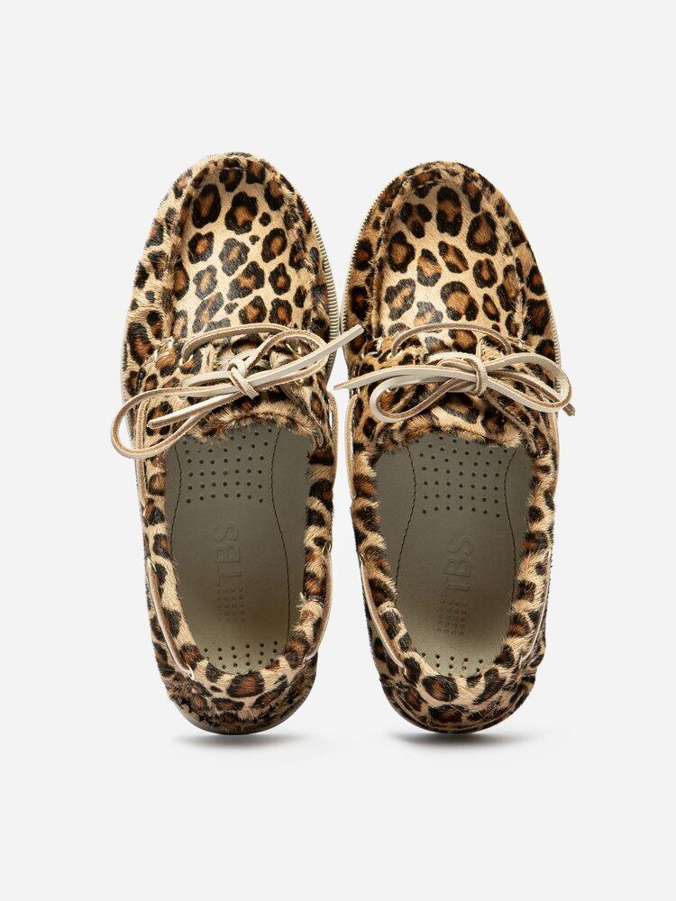 Chaussures bateau femme PHENISE Leopard 3/5