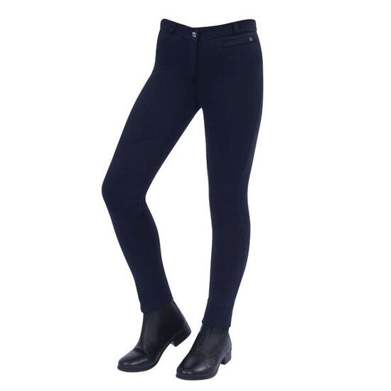 Pantaloni da equitazione da donna con zip al ginocchio Dublin Supa-fit