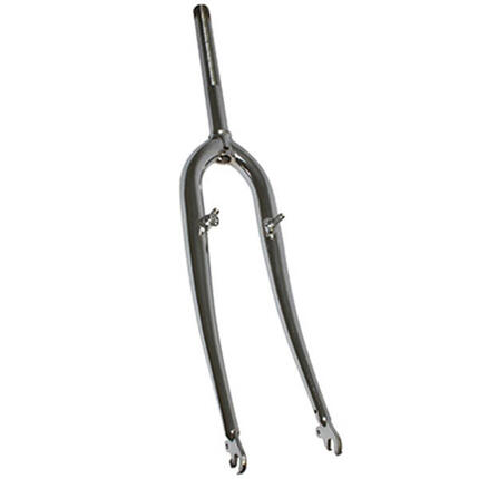 Fourche VTT rigide cintrée avec tasseaux pivot fileté 22,2mm P2R
