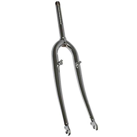 Fourche VTT rigide cintrée avec tasseaux pivot fileté 22,2mm P2R
