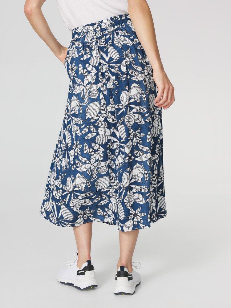 Jupe longue Femme - JANIEJUP Bleu Marine 3/7