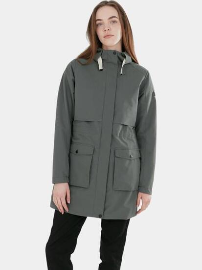 Zhuri Waterproof Jacket Damen Regenmantel - gelb