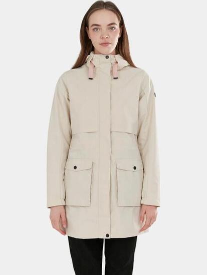 Zhuri Waterproof Jacket Damen Regenmantel - gelb