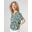 Bluza cu maneci scurte Janiemis - verde femei