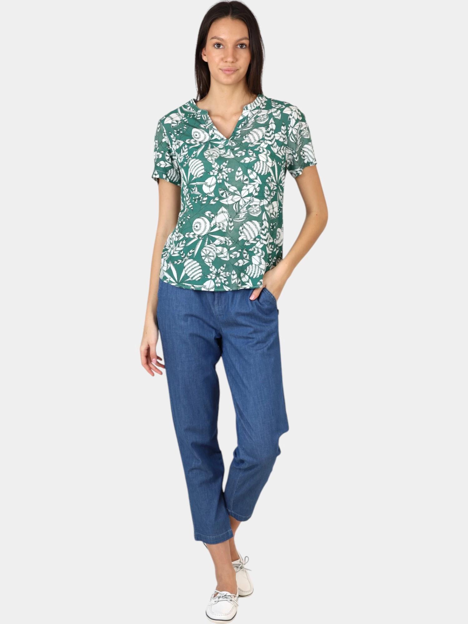 Blusa Verde Floral para Mujer TBS JANIEMIS 5/6