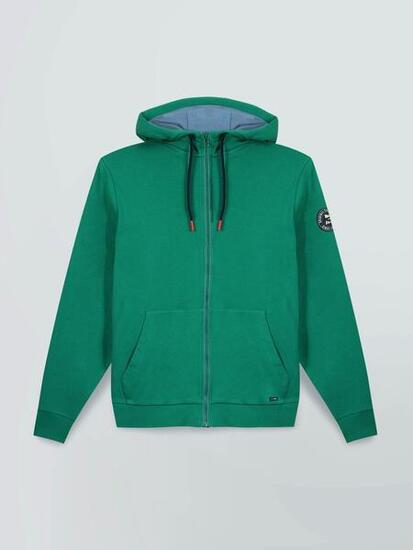 Sweat zippé Homme - GIANIZIP Vert