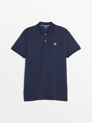 Tbs milekpol 24032 blauwe polo voor heren
