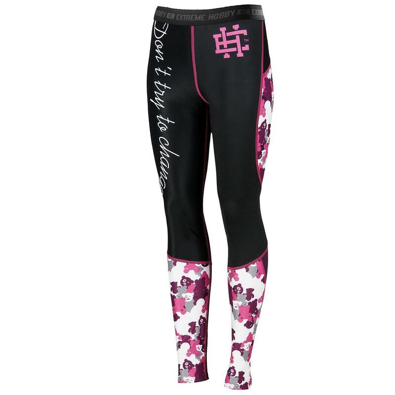 Legginsy fitness damskie EXTREME HOBBY TEDDY BEAR kompresyjne