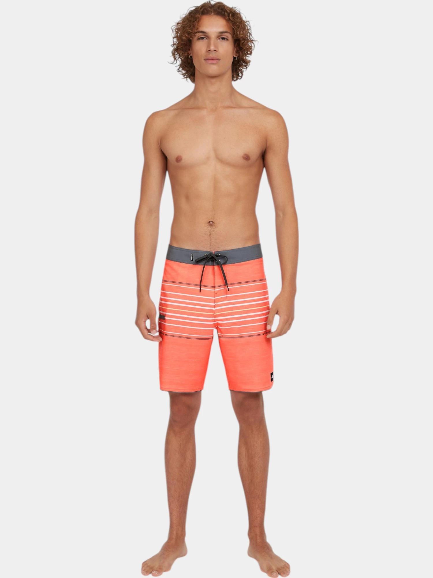 Strandshorts Herren Hyperfreak Heat Stripe Scallop 18" 4/7