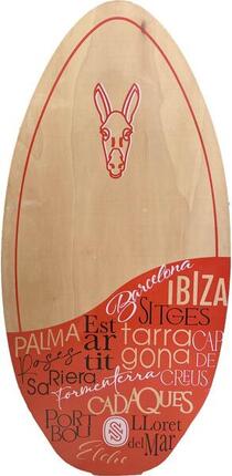 Destination Series Mediterranee Spanien 41 Skimboard-Deck