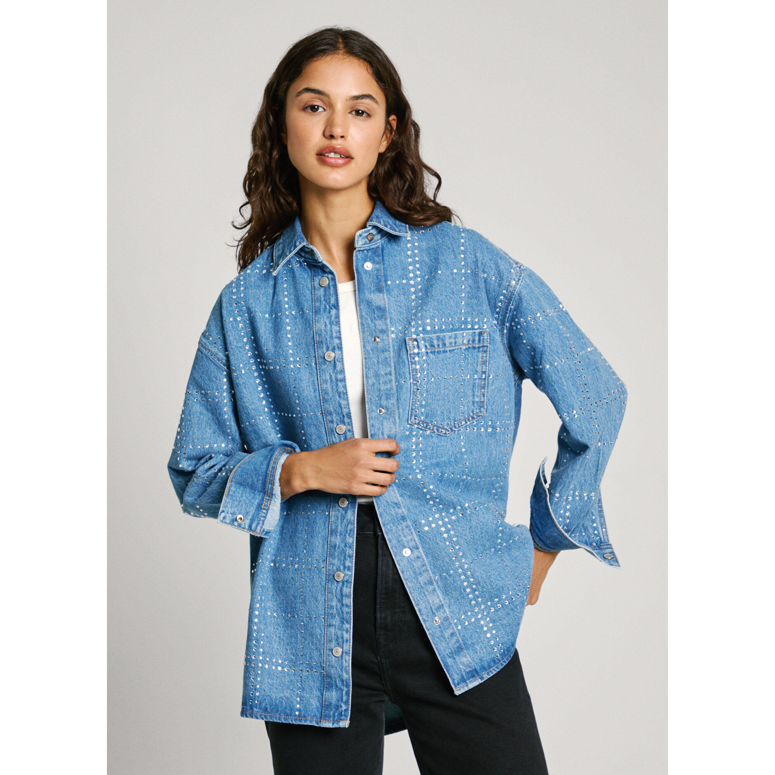 Camicia da donna Pepe Jeans Glitter 3/7