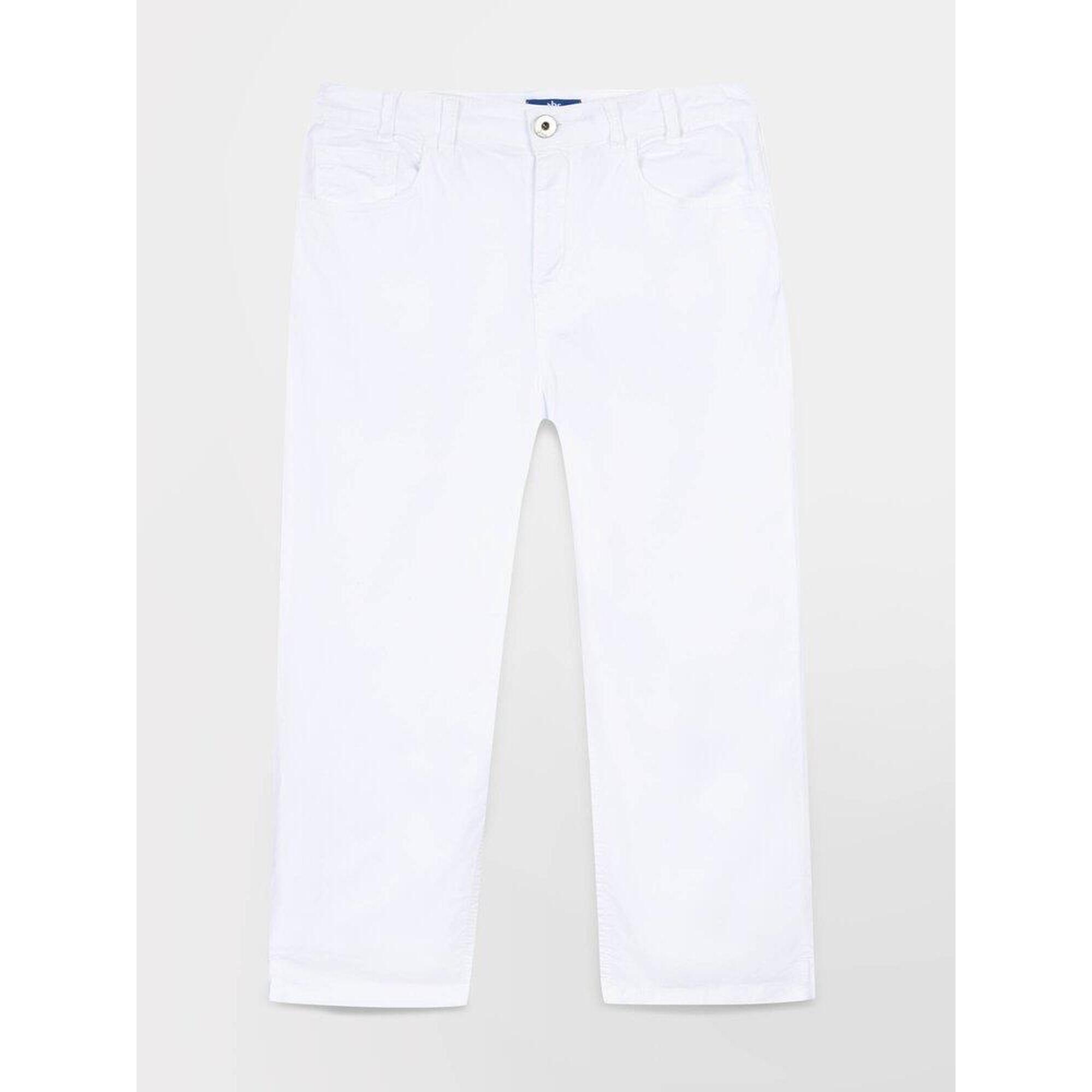 Tbs - Corsaire Femme Santacor Blanc 1973 - Pantacourt - Blanc - Decathlon