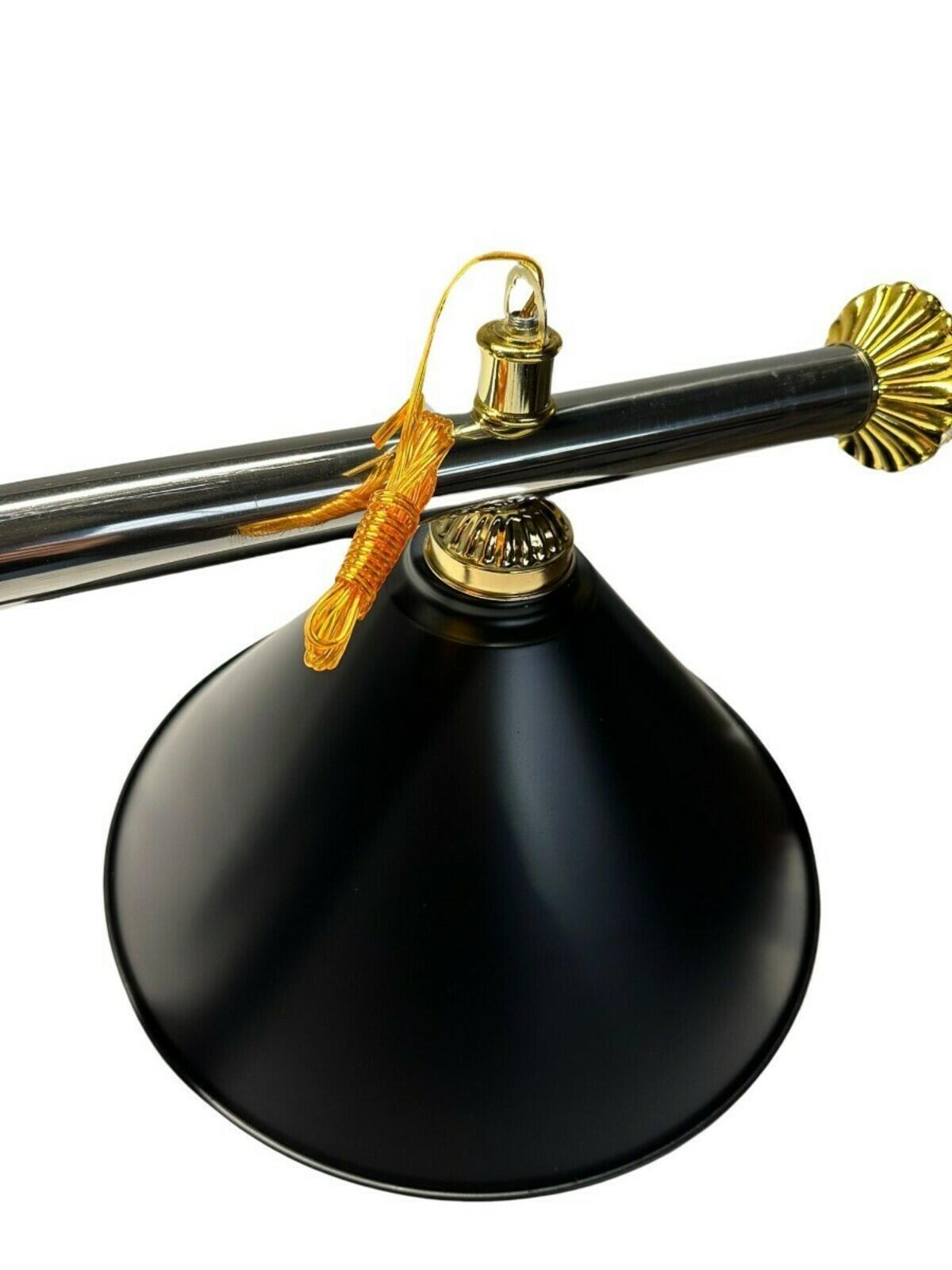 Pegasi Biljartlamp zwart met 3 kappen 3/4