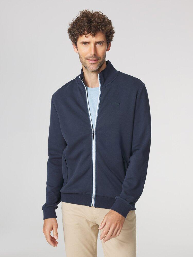 Sweat zippé Homme - LONNIGIL Bleu Marine 2/6