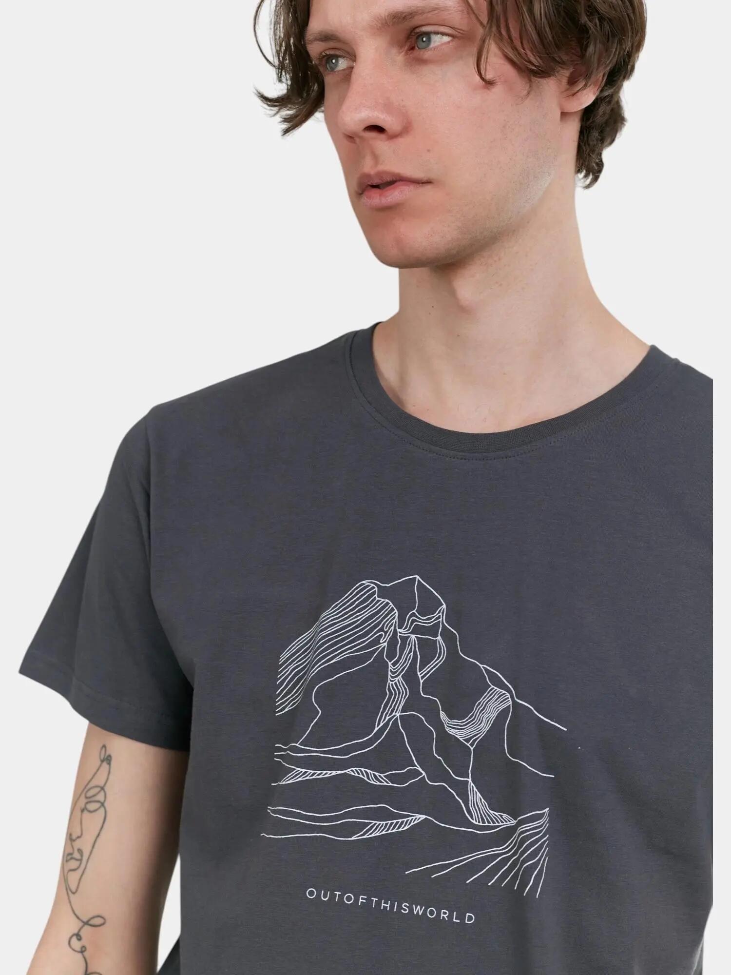 Férfi rövid ujjú póló Mountain Graphic-T 5/7