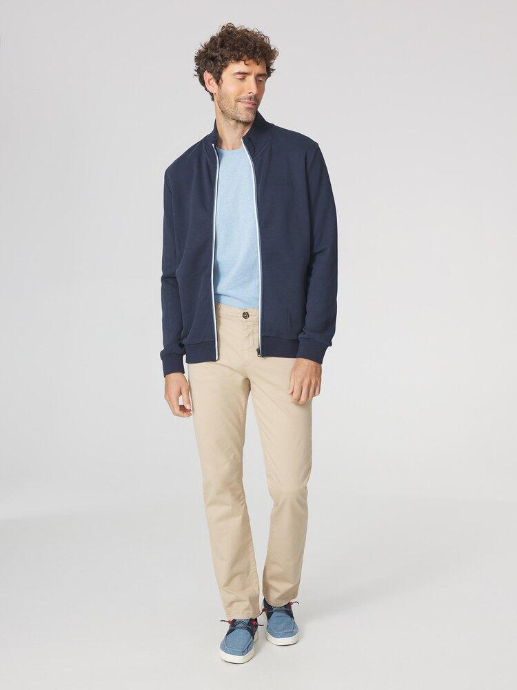 Sweat zippé Homme - LONNIGIL Bleu Marine 1/6