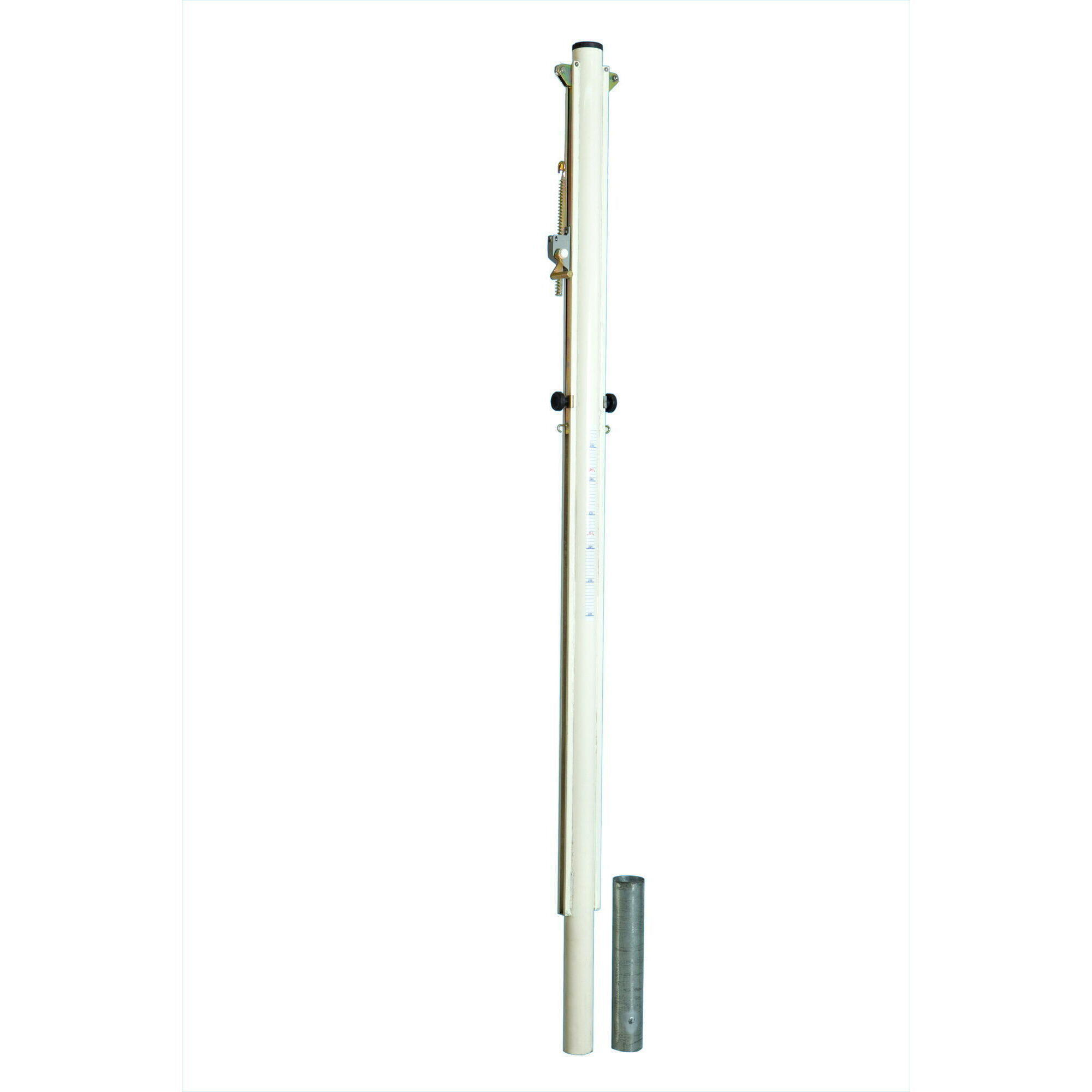 POWER SHOT Centrální volejbalový sloupek Ø ocel 90 mm - několik kurtů - s objímkami